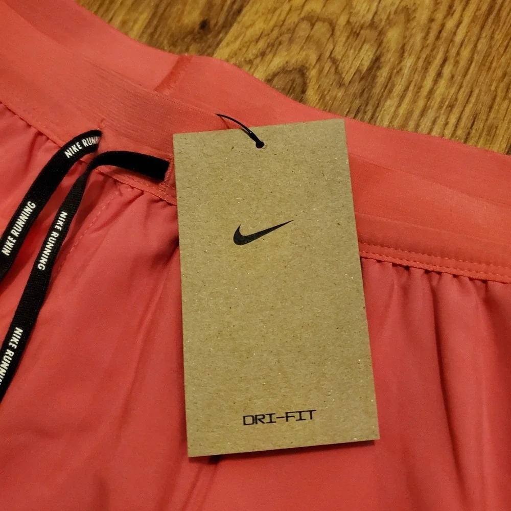 Nike Stride Running Shorts Men Medium Pink Brief Lined Dri Fit 7